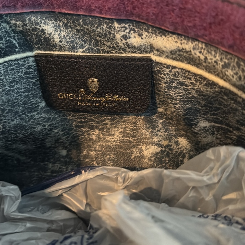 Gucci GG Supreme Sherry Line Pouch with Unbranded Removable Strap - Picture 7 of 10